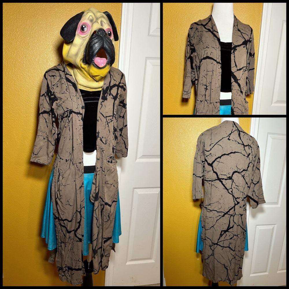Rad, BEL KAZAN, splatter, long cardigan!!